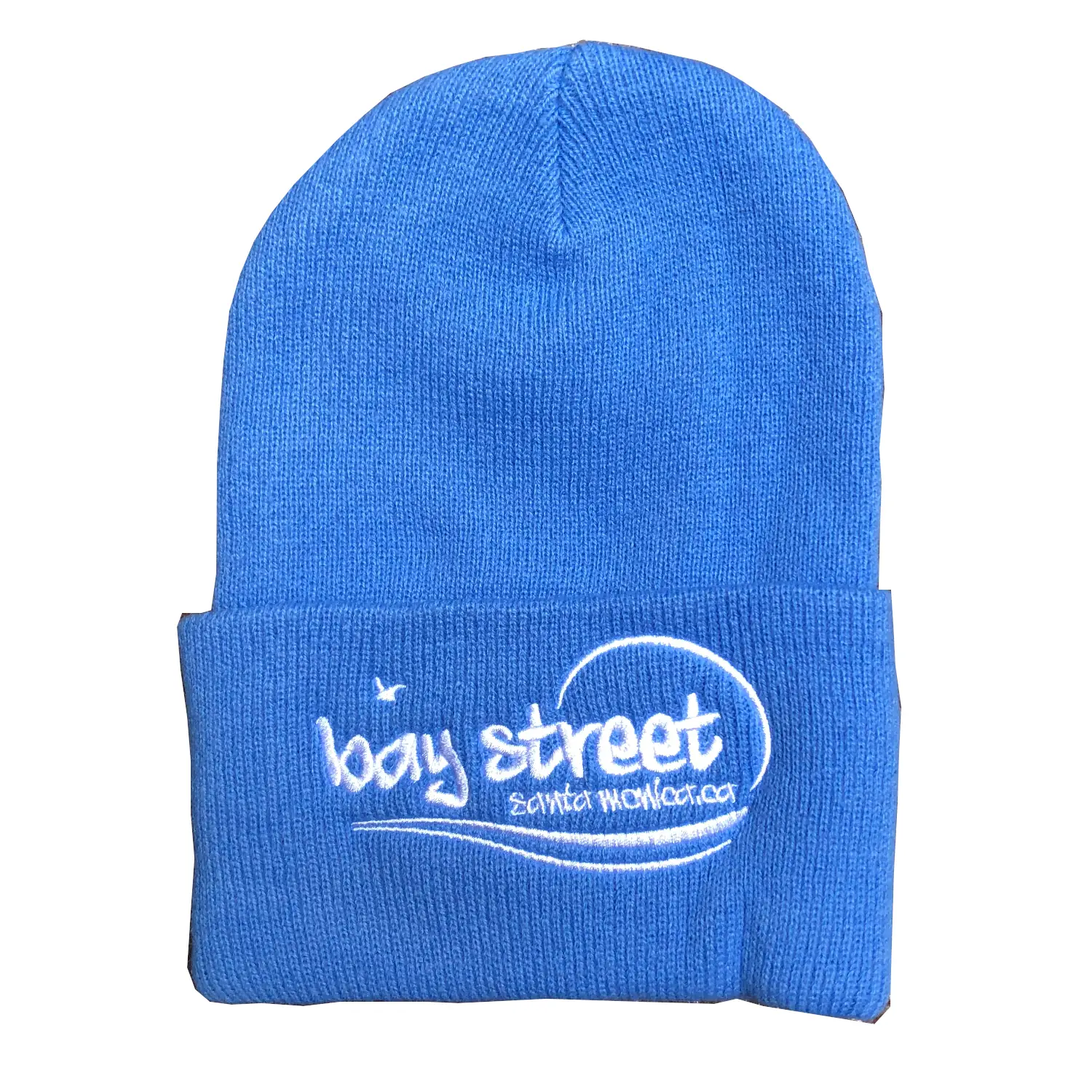Bay Street "Original Logo" Beanie -- White Stitching