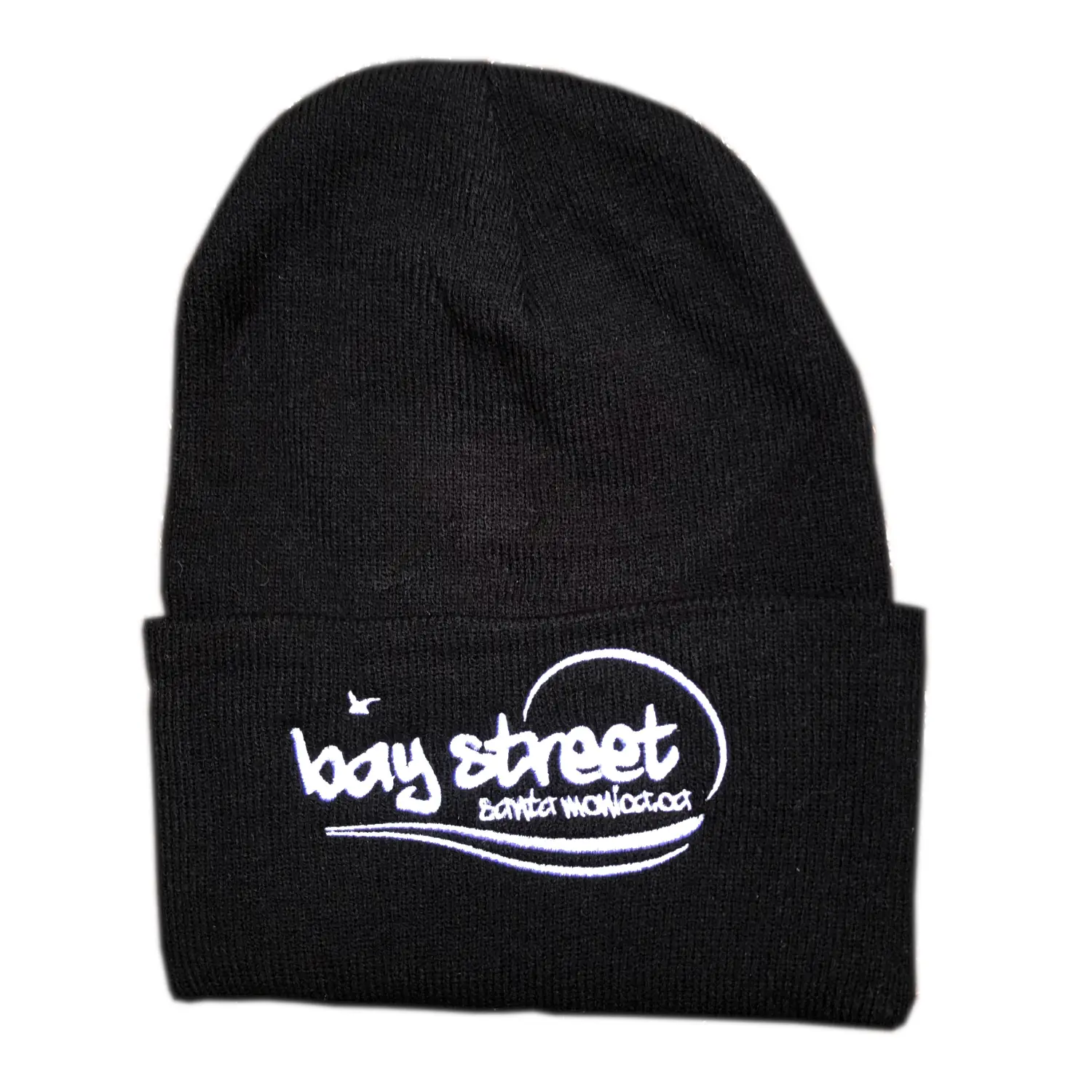 Bay Street "Original Logo" Beanie -- White Stitching