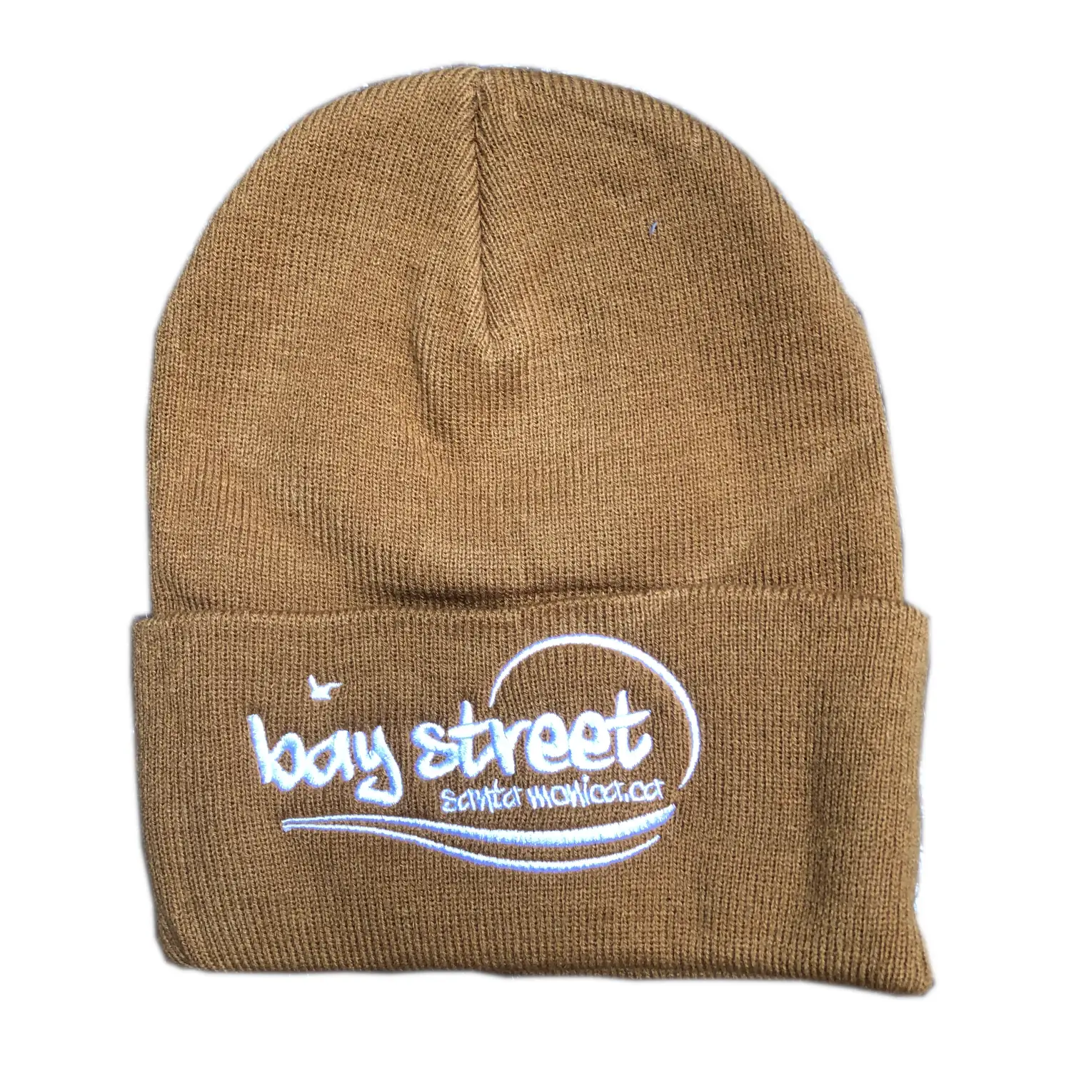 Bay Street "Original Logo" Beanie -- White Stitching