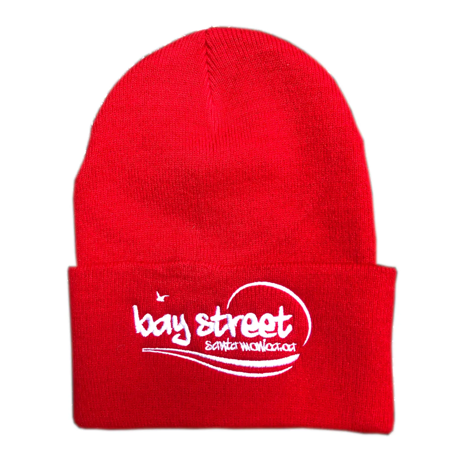Bay Street "Original Logo" Beanie -- White Stitching